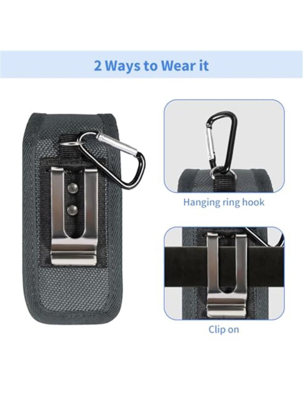 Multitool Sheath EDC Pouch Compatible with Leatherman Wave Plus Wingman Surge - Picture 6 of 6